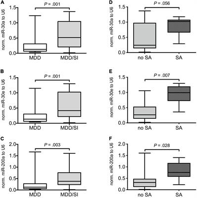 MicroRNAs as novel peripheral markers for suicidality in patients with major depressive disorder